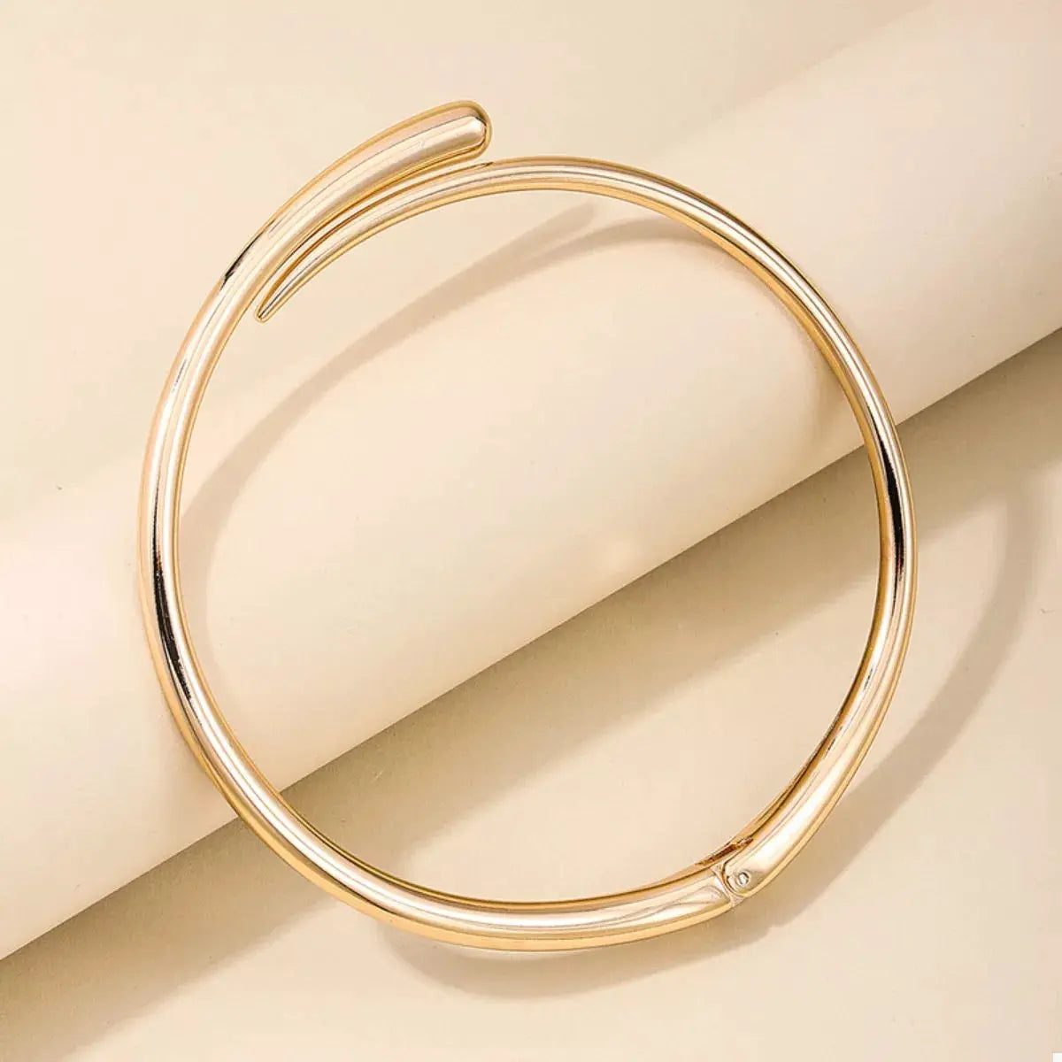 18K Gold-Plated Alloy Adjustable Necklace by Trendsi