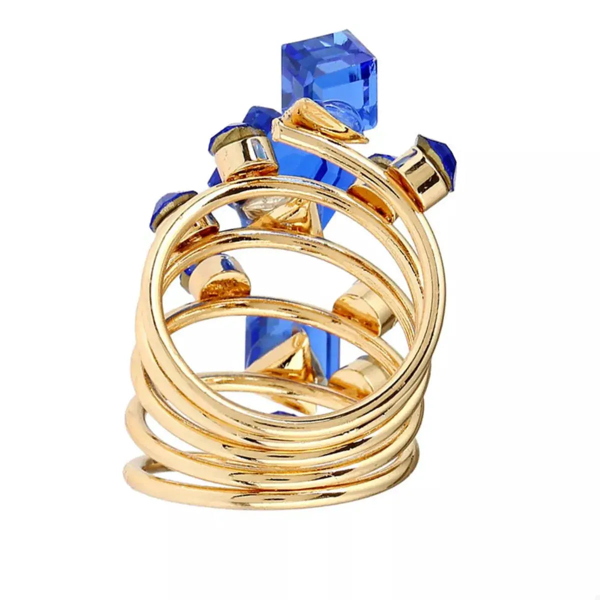 18K Gold-Plated Multi-Layered Ring by Trendsi