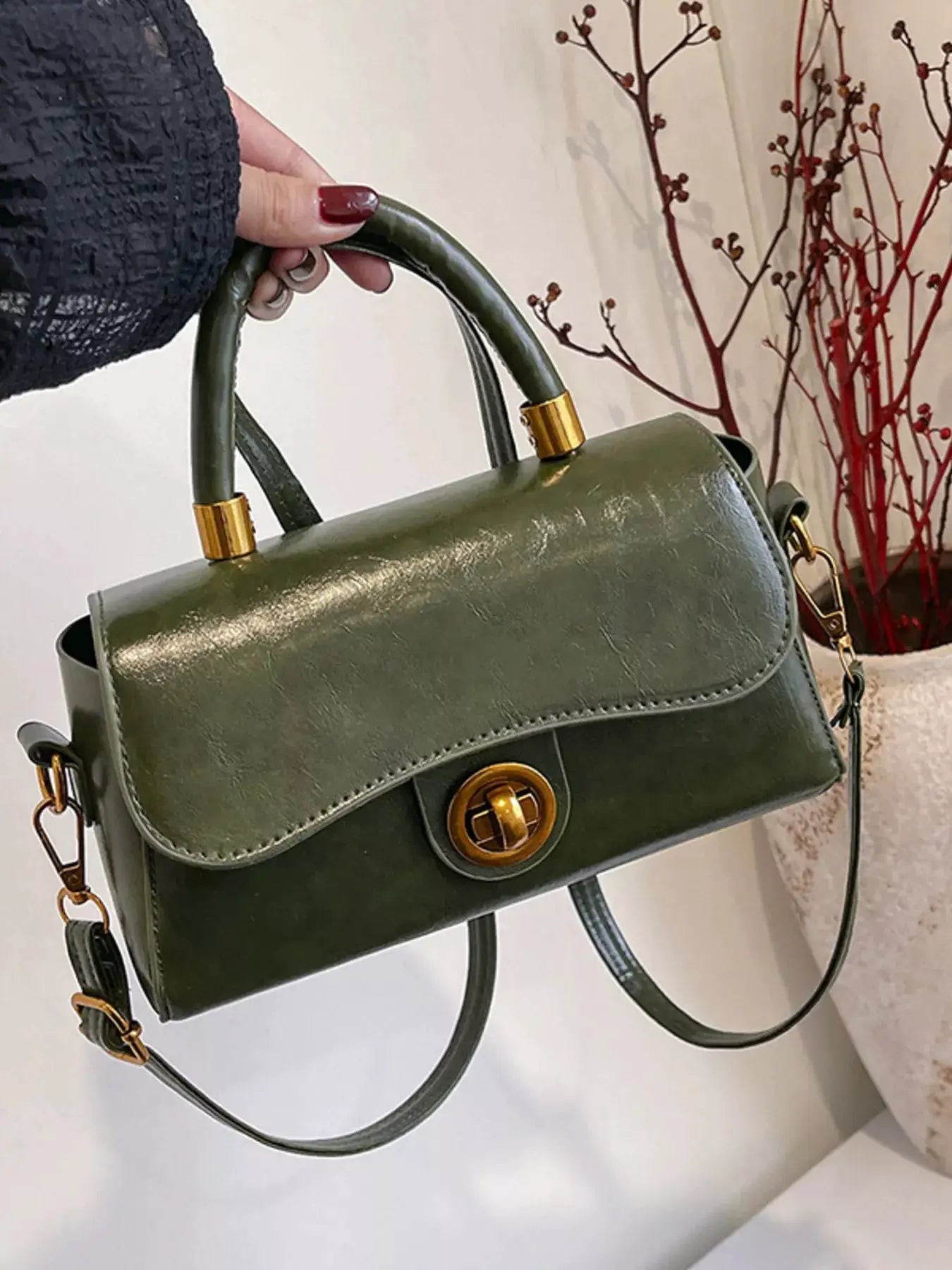 Top Handle Crossbody Bag by Trendsi
