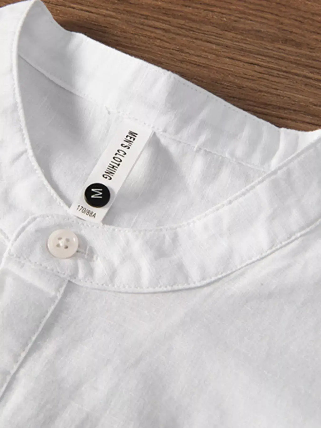 Men's Plus Size Button Detail Short Sleeve Blouse by Trendsi