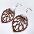 Leaf Drop Earrings by Trendsi