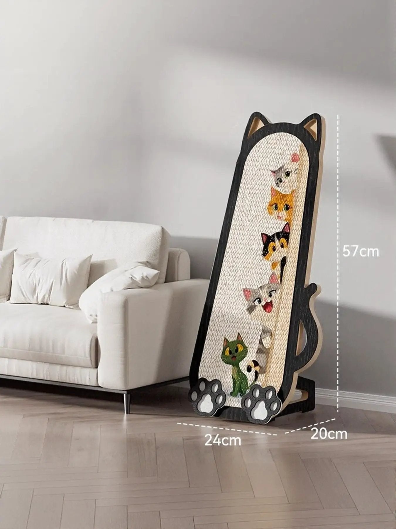 Cat-Shaped Scratching Post by Trendsi