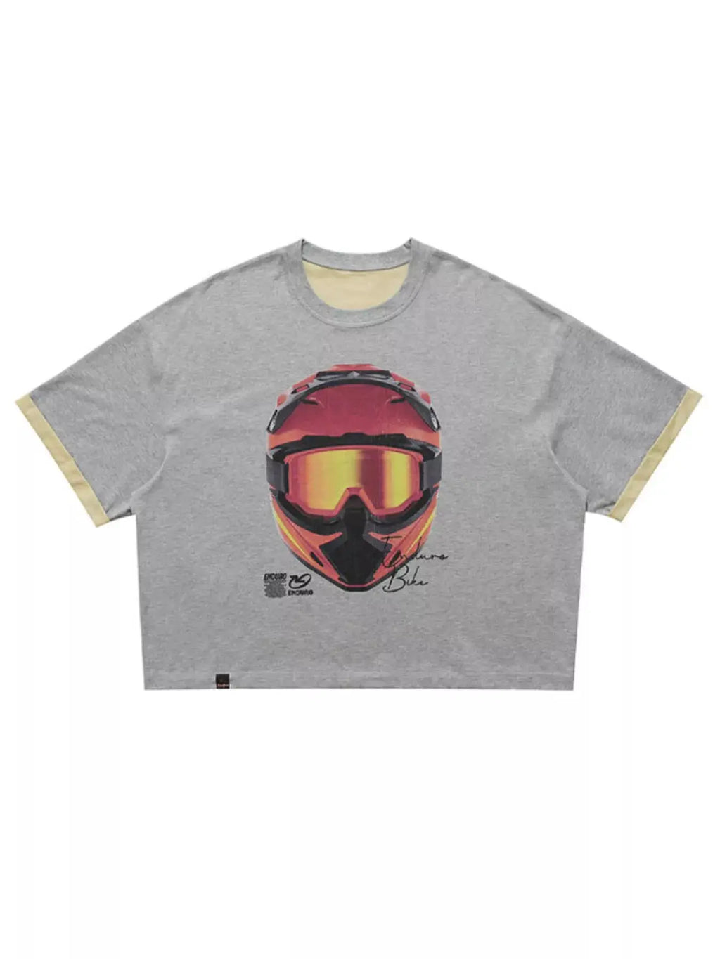 Men's Graphic Short Sleeve T-Shirt with Contrast Trim by Trendsi