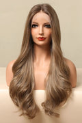 13*2" Lace Front Wigs Synthetic Long Wave 26" 150% Density in Golden Brown by Trendsi