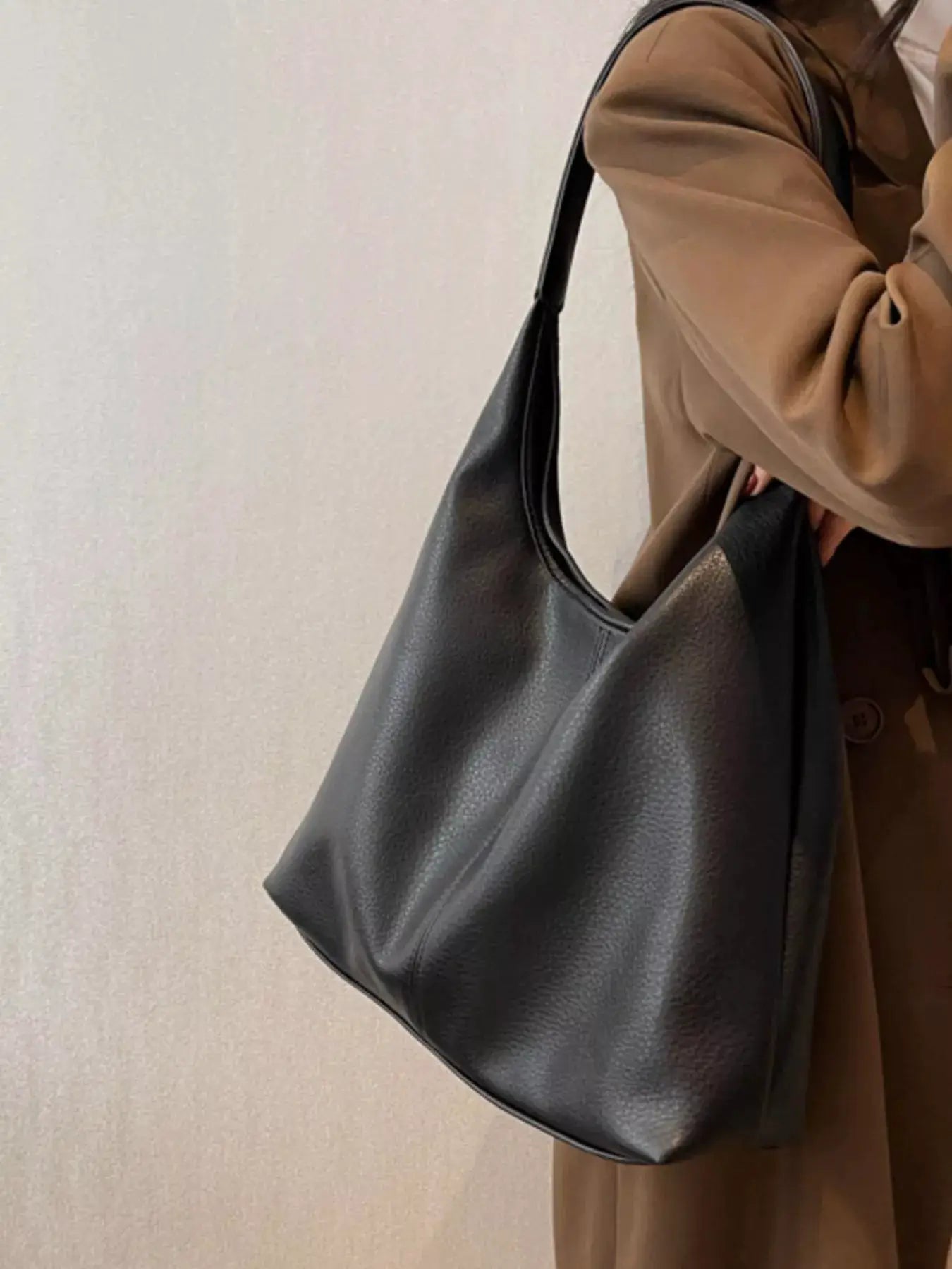 PU Leather Shoulder Bag by Trendsi