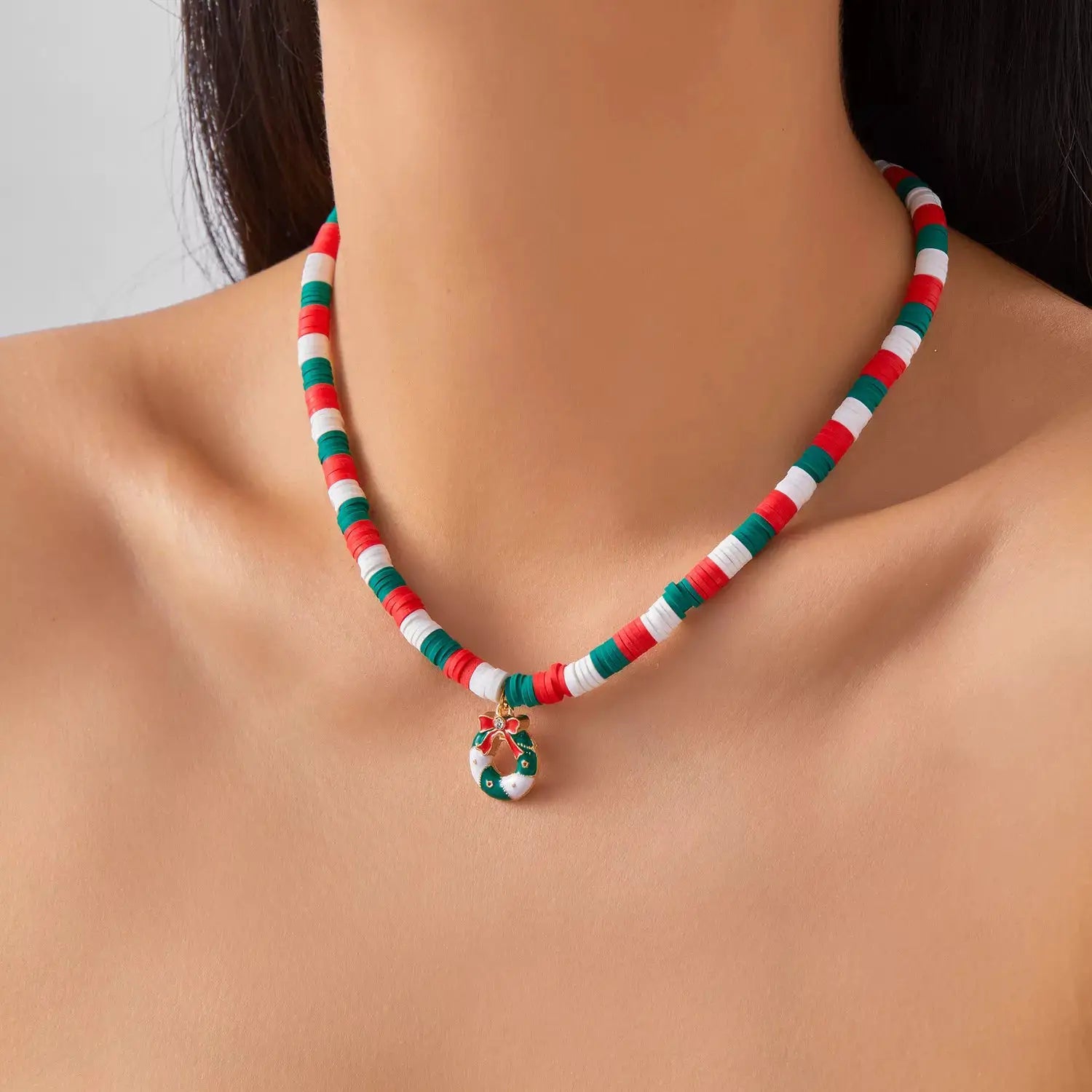 Christmas Pendant Necklace by Trendsi