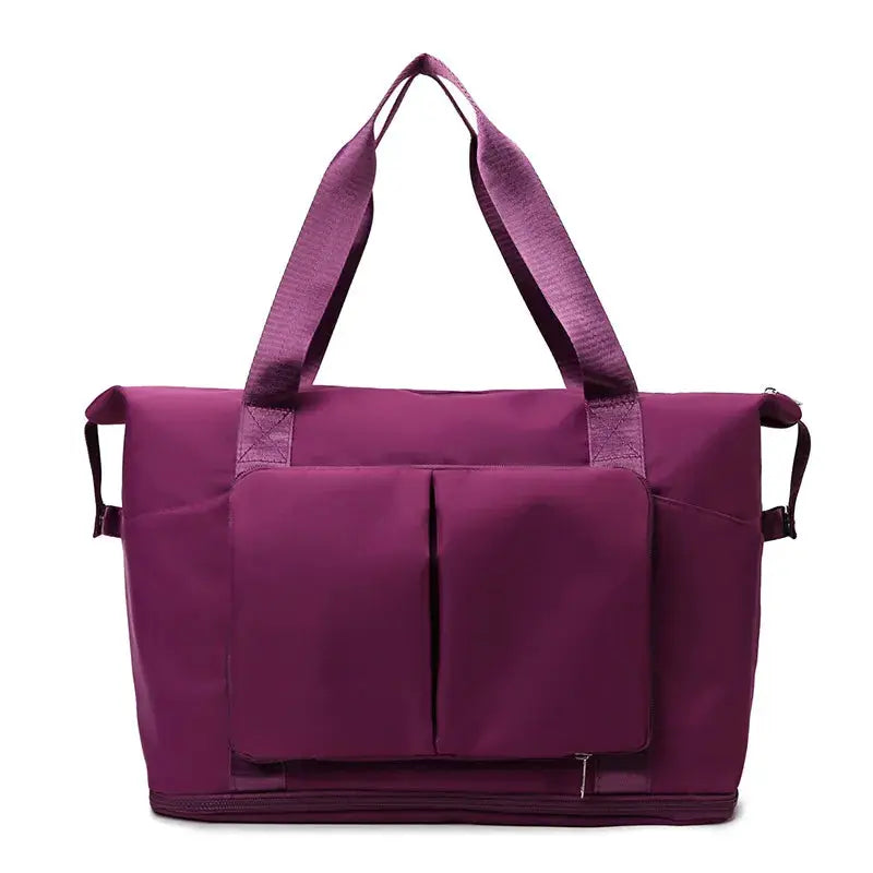 Oxford Cloth Multi Pocket Travel Bag by Trendsi
