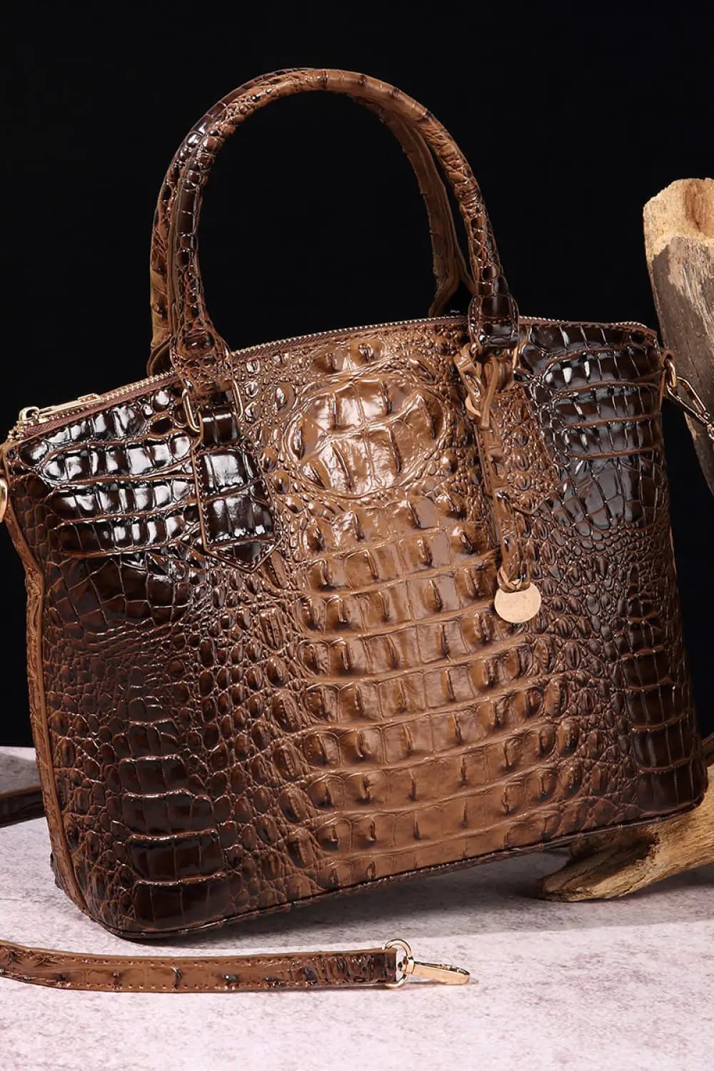 PU Leather Handbag by Trendsi