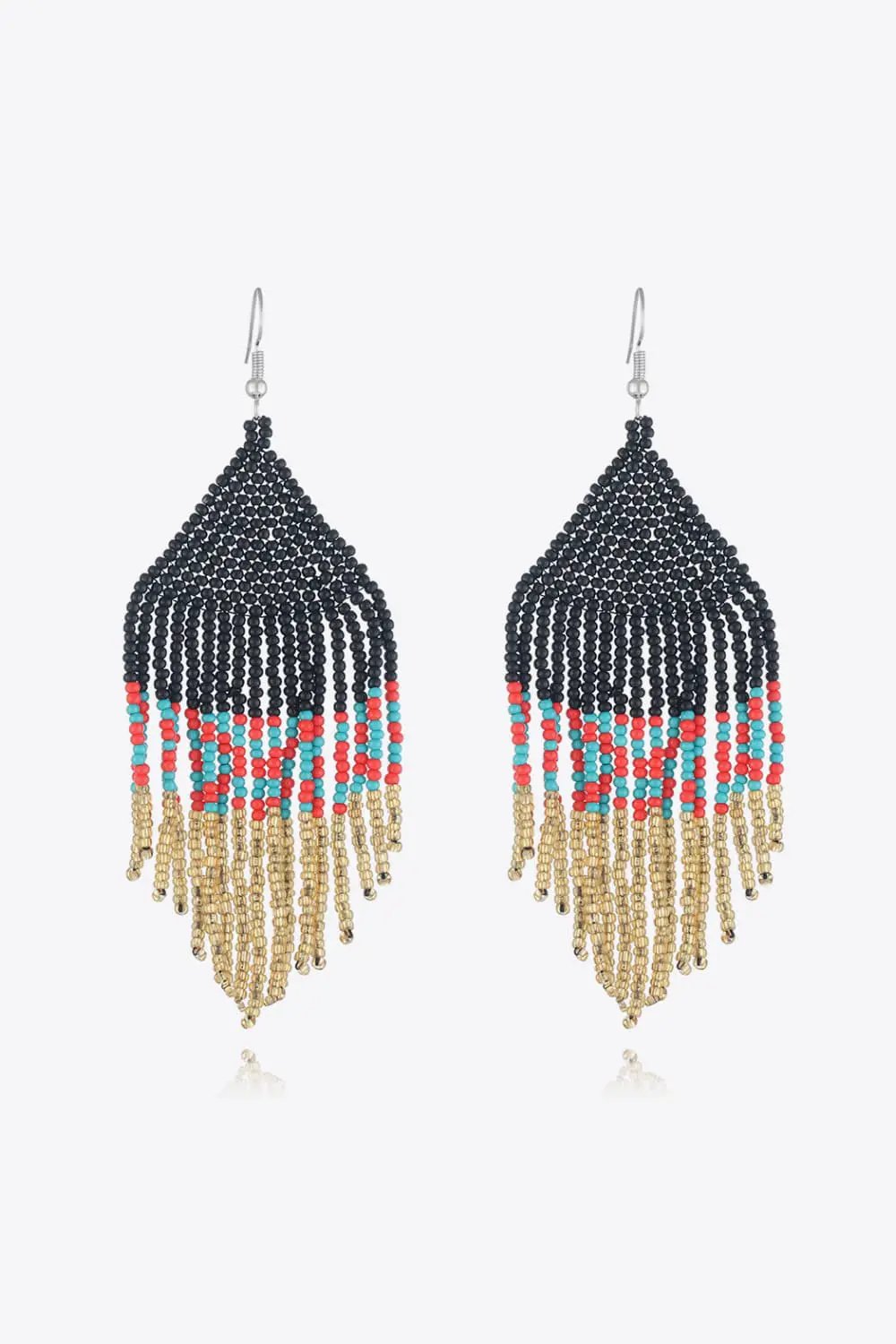 Beaded Dangle Earrings by Trendsi