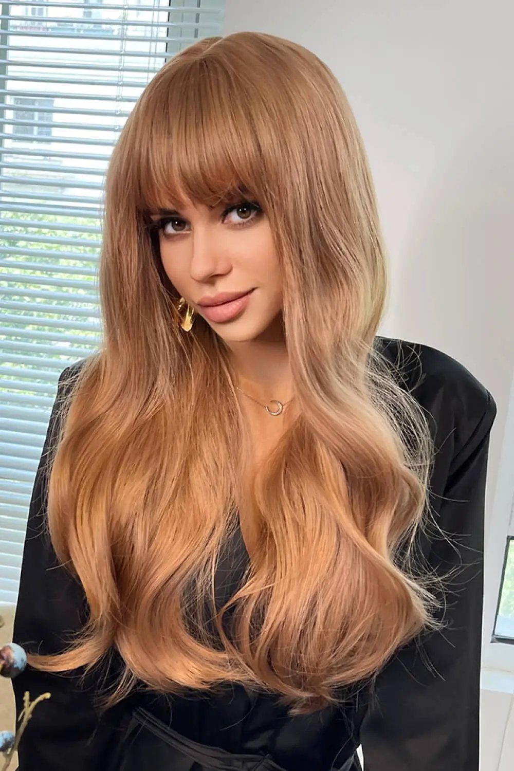 Natural Wave Full Machine Synthetic Wigs 26" by Trendsi