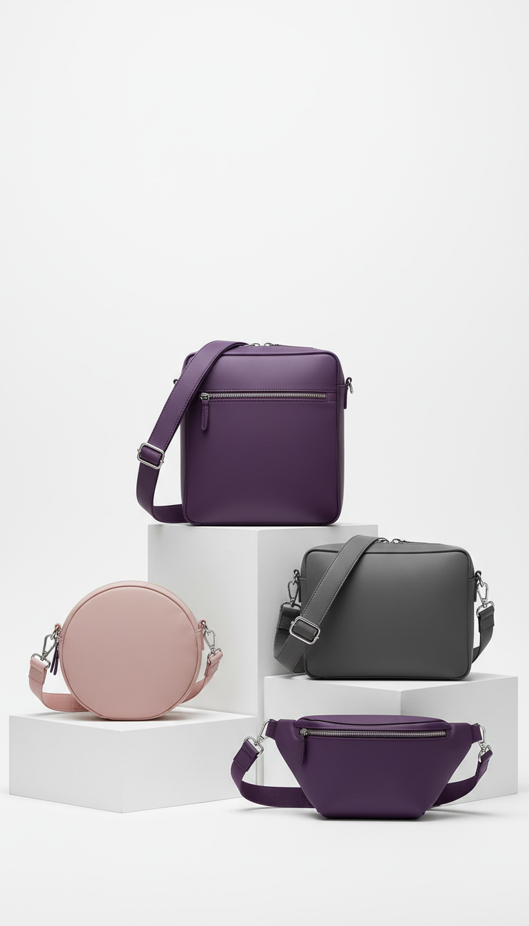 Violet Pulse crossbody bag