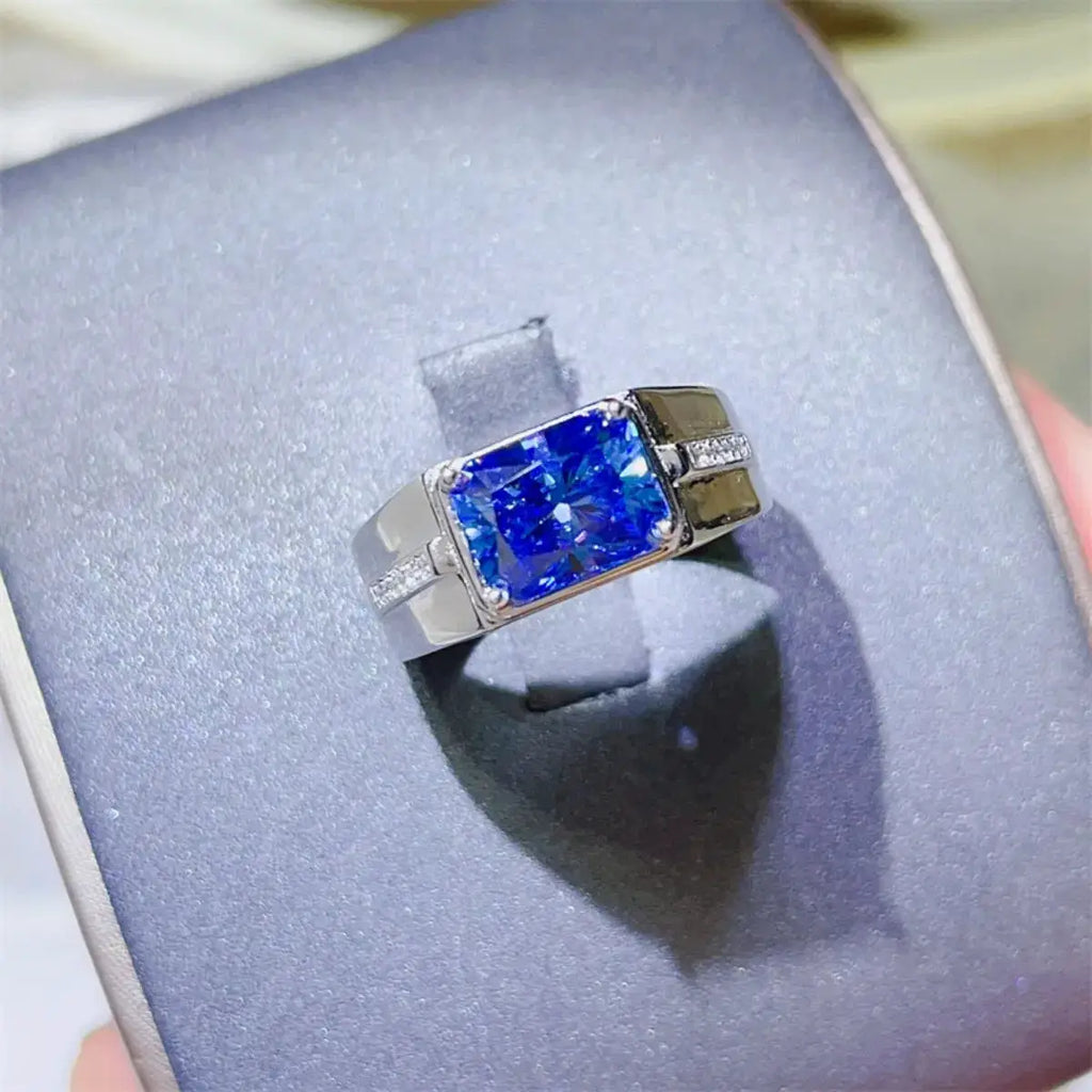 2 Carat Moissanite 925 Sterling Silver Ring by Trendsi