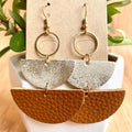 Geometrical Shape Dangle Earrings by Trendsi
