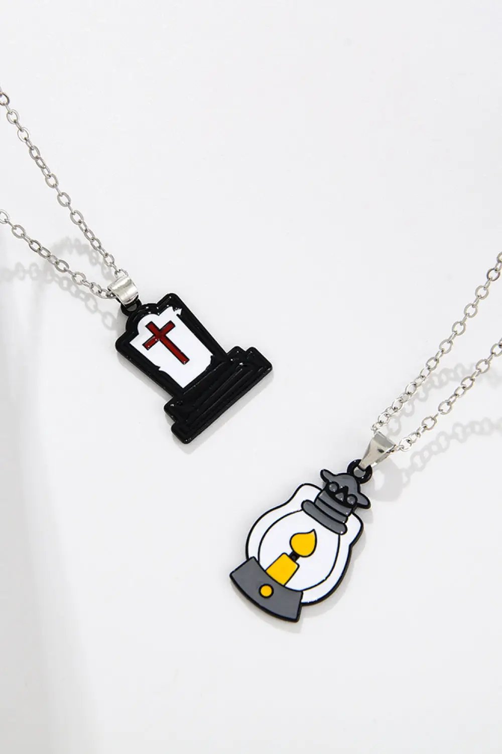 Two-Piece Halloween Theme Necklace Set by Trendsi