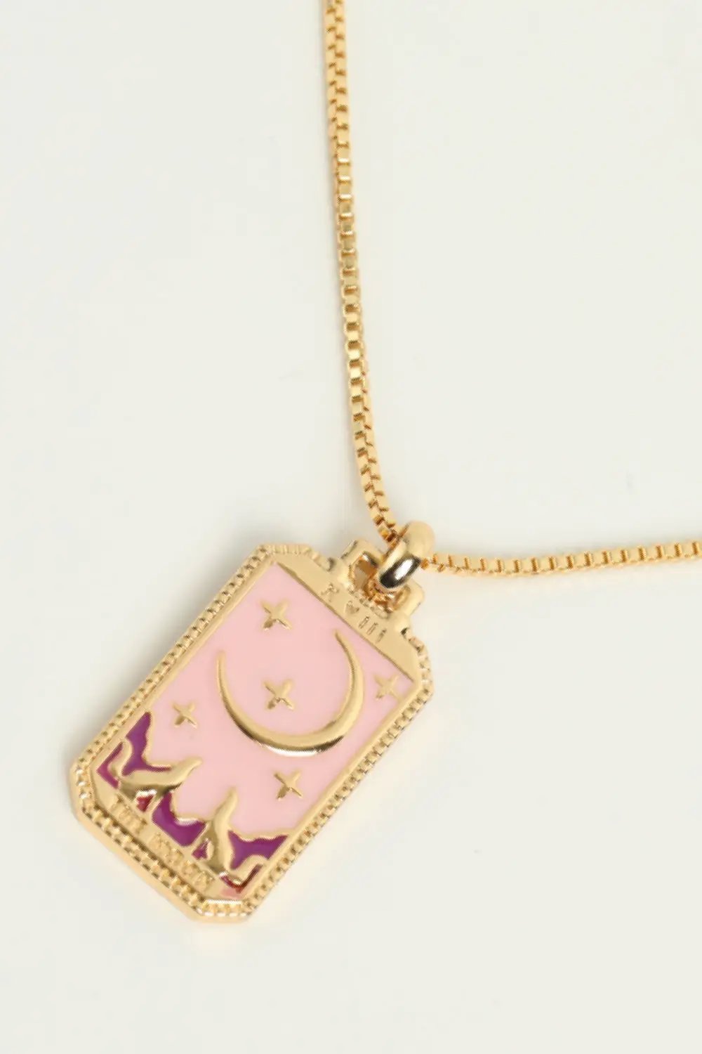 Tarot Card Pendant Copper Necklace by Trendsi