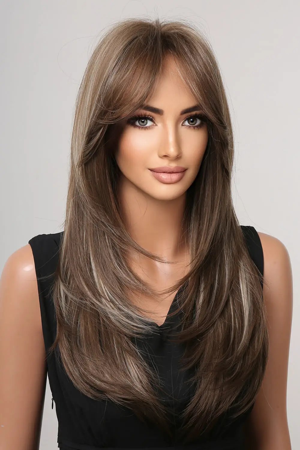 13*1" Full-Machine Wigs Synthetic Long Straight 22" by Trendsi
