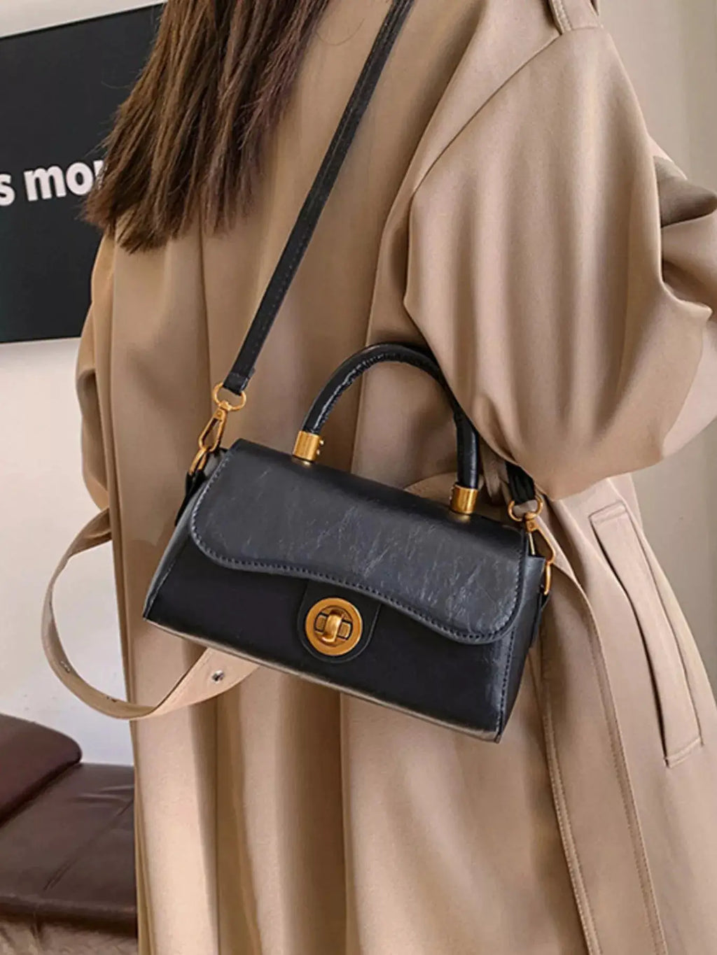 Top Handle Crossbody Bag by Trendsi