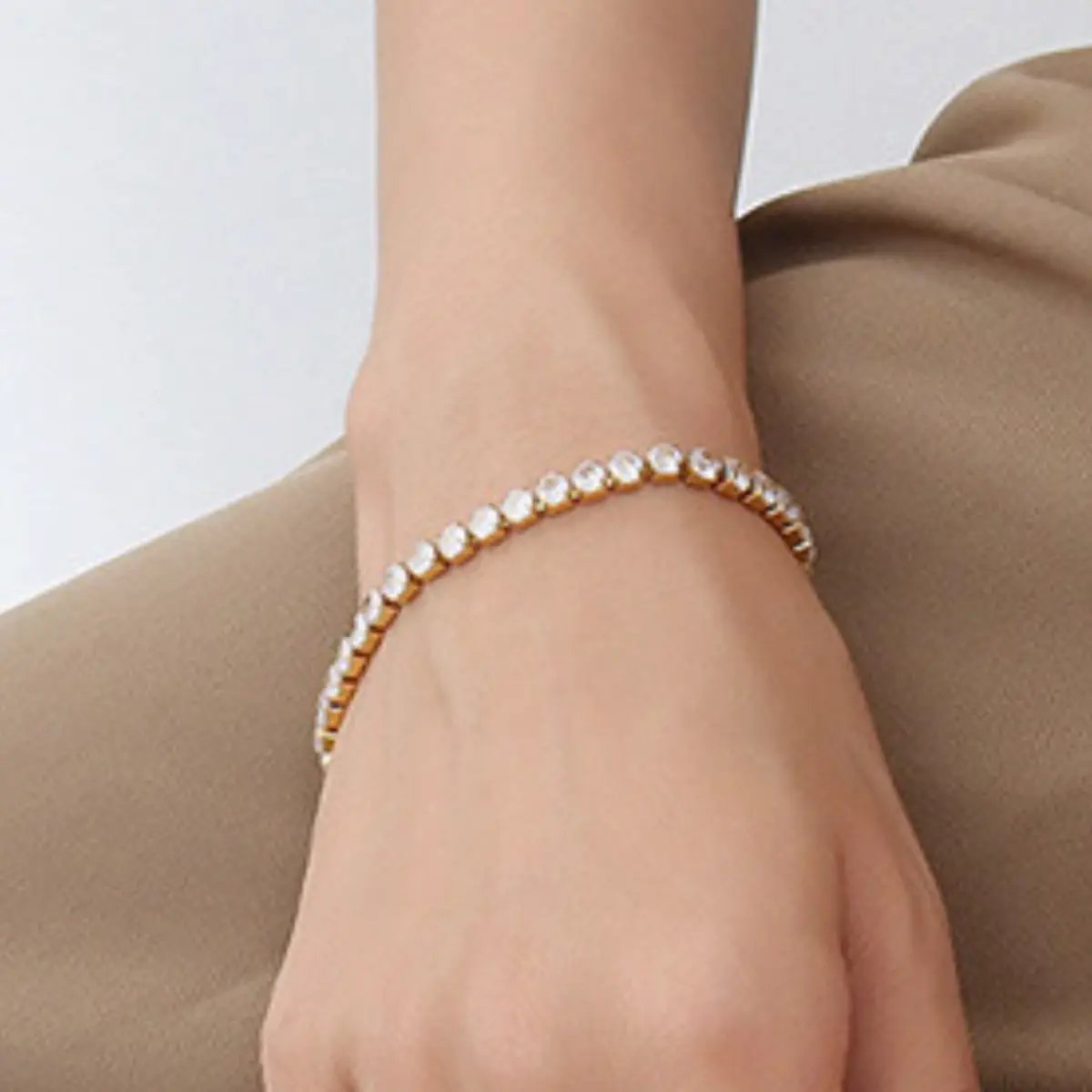 Titanium Steel Bracelet by Trendsi