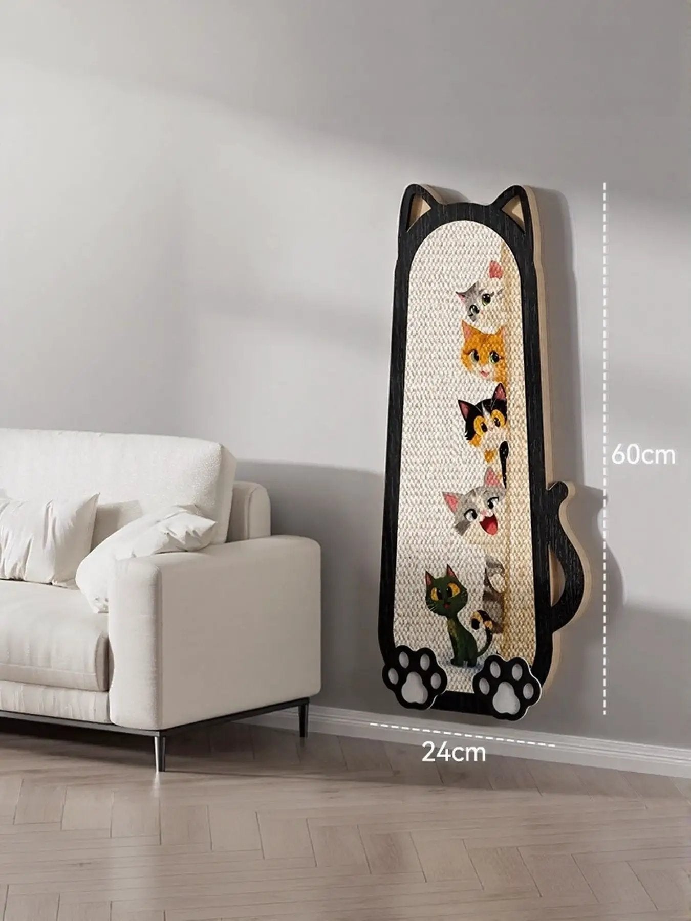 Cat-Shaped Scratching Post by Trendsi