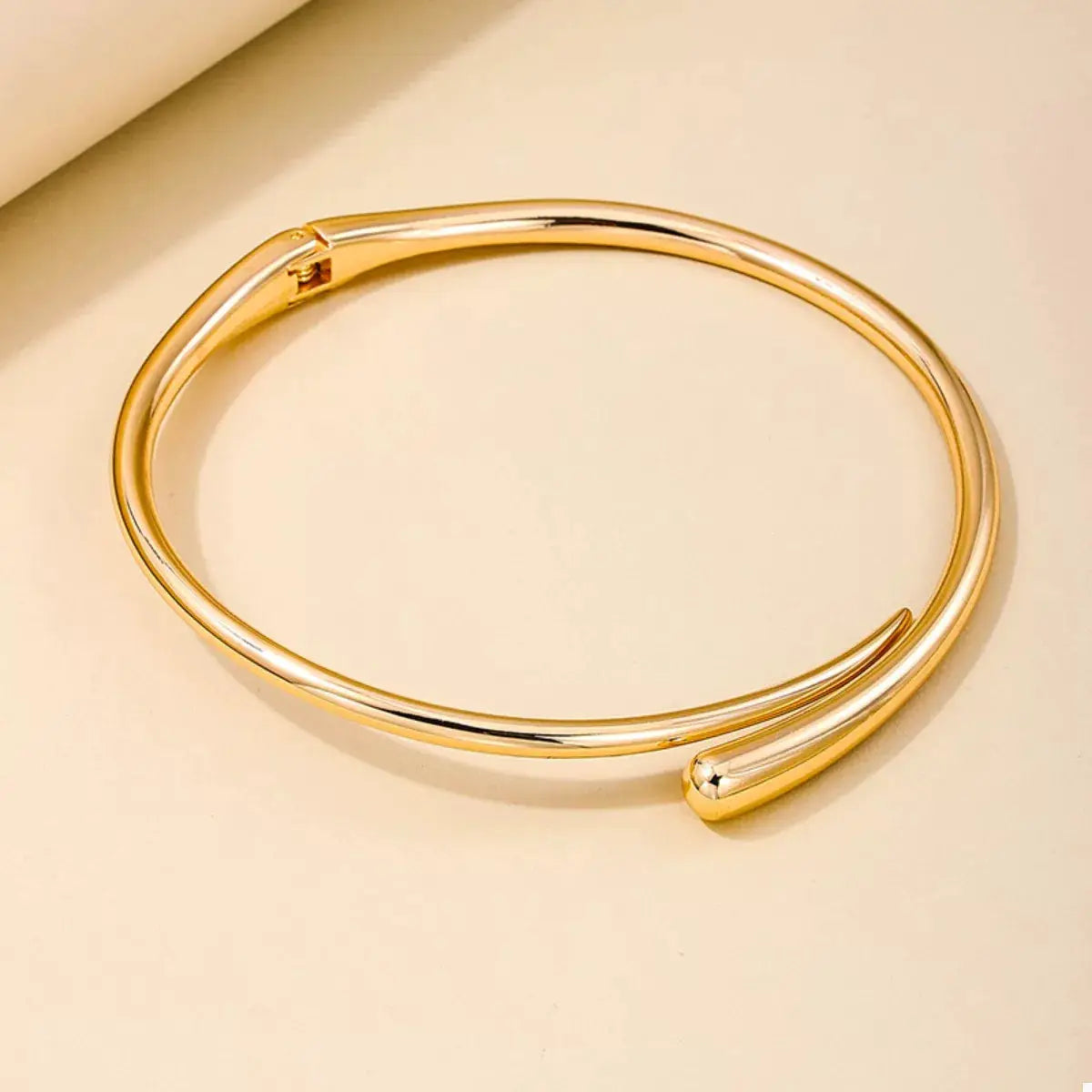 18K Gold-Plated Alloy Adjustable Necklace by Trendsi