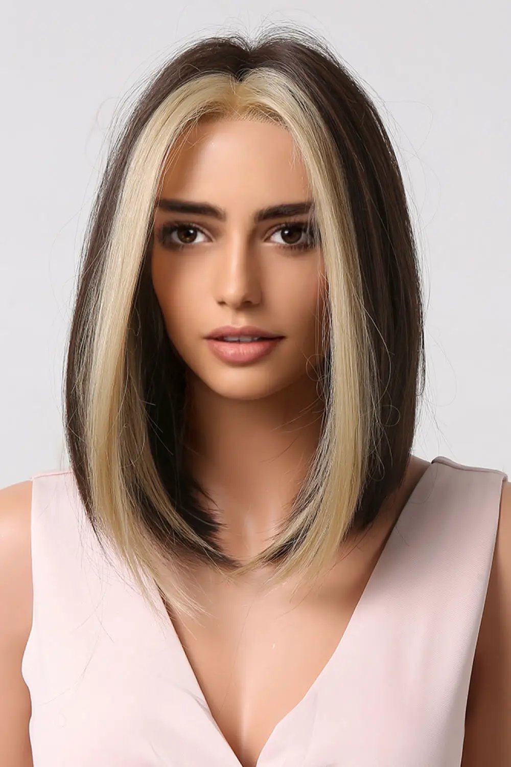 13*1" Full-Machine Wigs Synthetic Mid-length Straight 9" by Trendsi