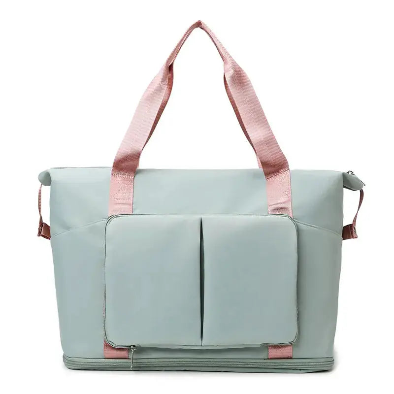 Oxford Cloth Multi Pocket Travel Bag by Trendsi