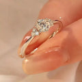 1 Carat Moissanite 925 Sterling Silver Ring by Trendsi