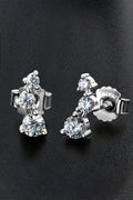 Adored Your Way Moissanite Stud Earrings by Trendsi