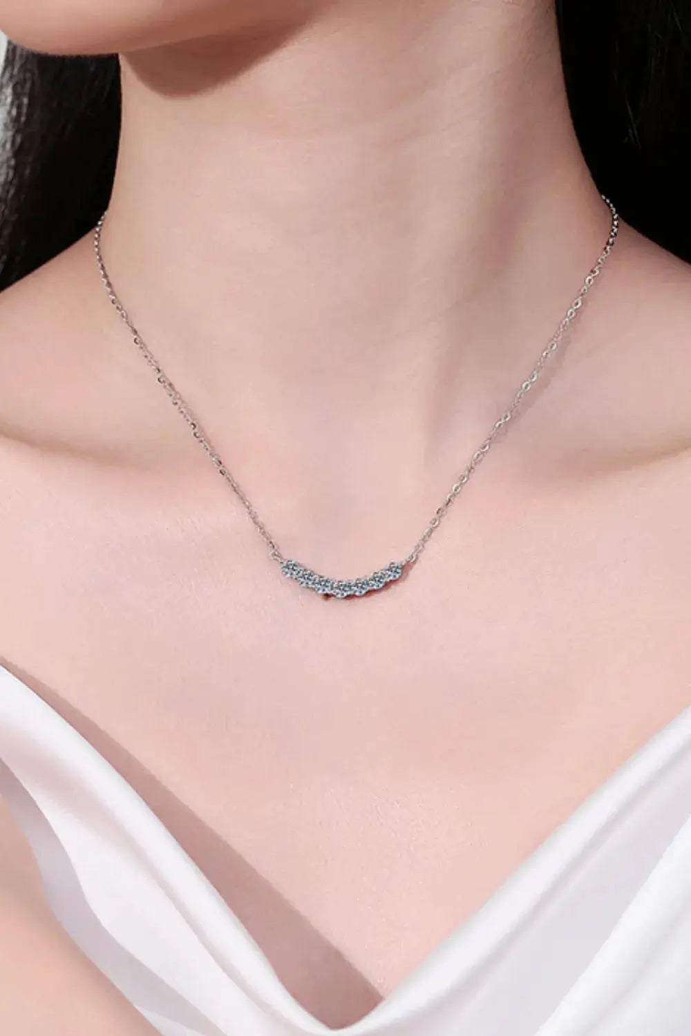 1.4 Carat Moissanite 925 Sterling Silver Necklace by Trendsi