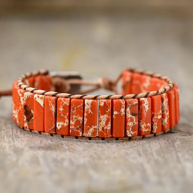 Natural Stone Bracelet by Trendsi